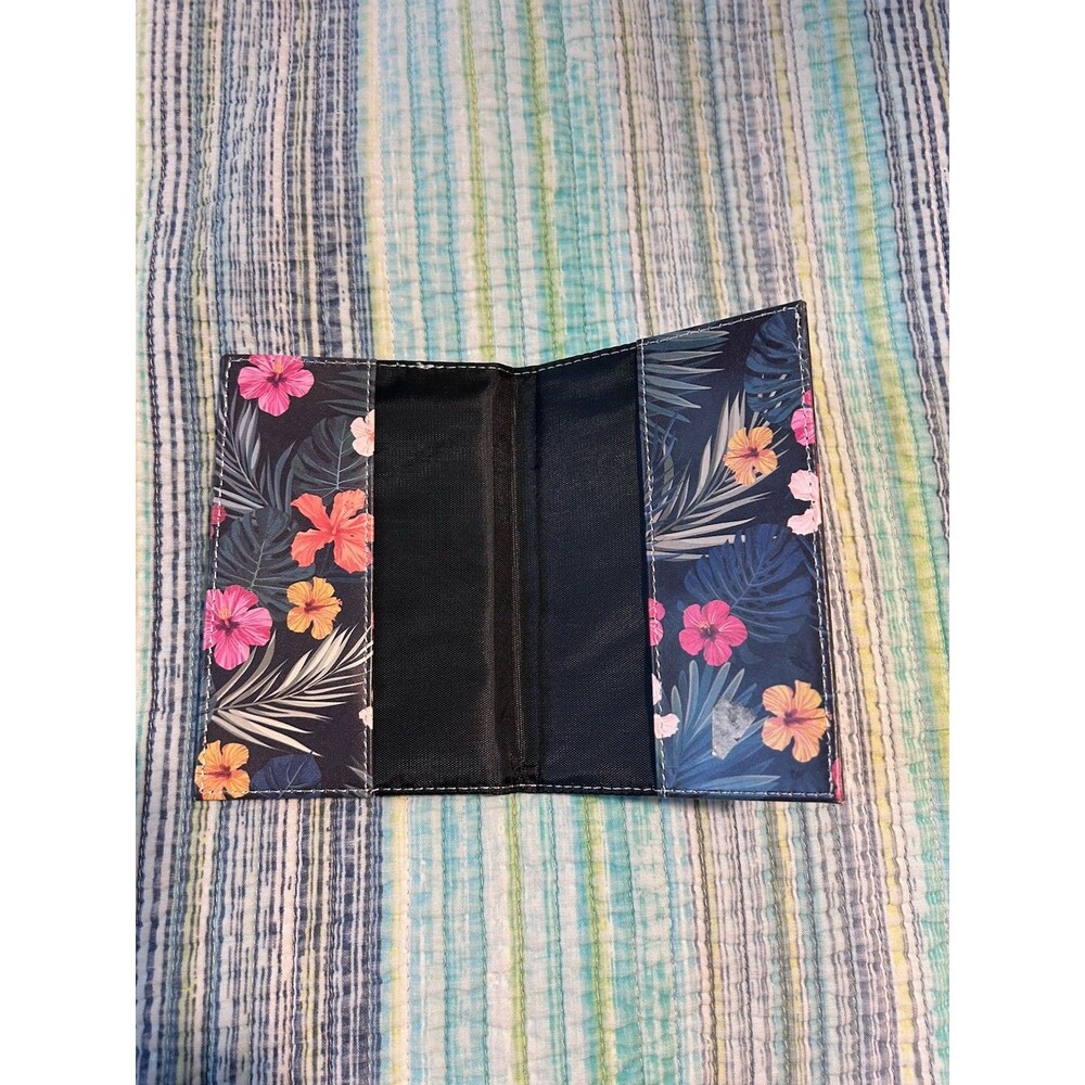 Tropical Jungle Leather Passport Holder